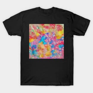 Vibrant Sparkle Abstract T-Shirt